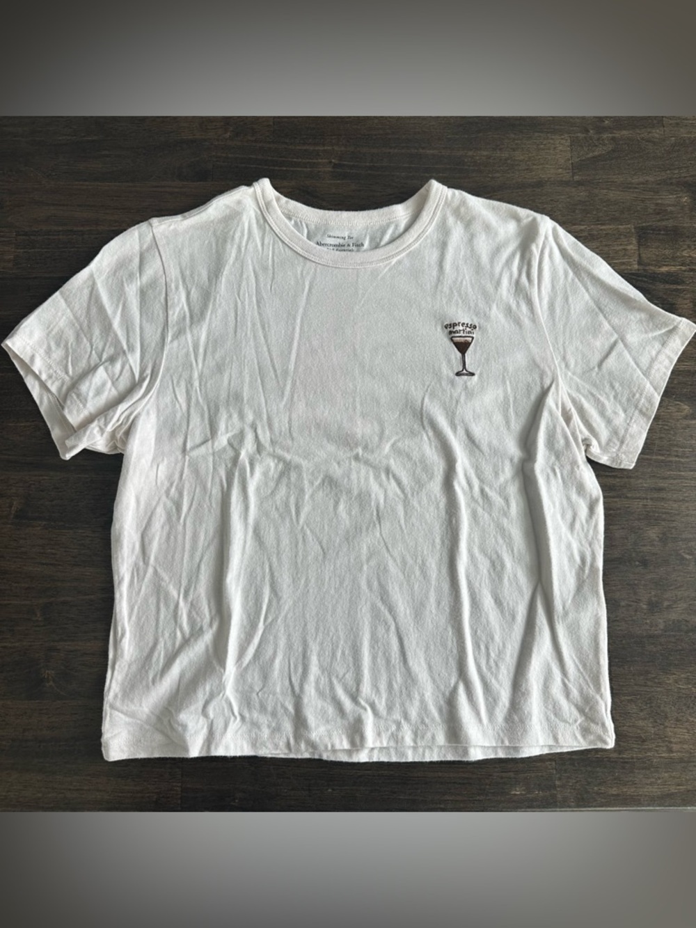 Abercrombie & Fitch Espresso Martini Skimming Tee - Size M